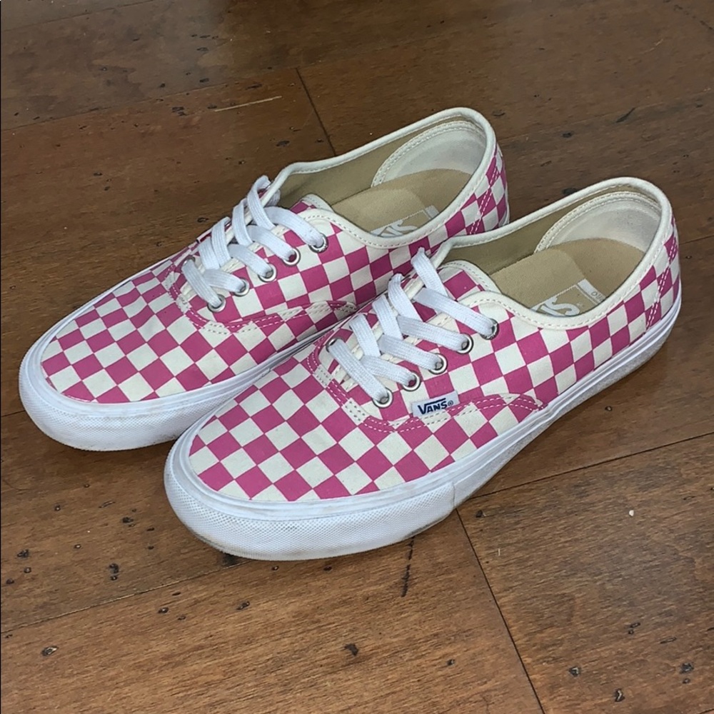 VANS AUTHENTIC PRO CHECKERBOARD FUCHSIA